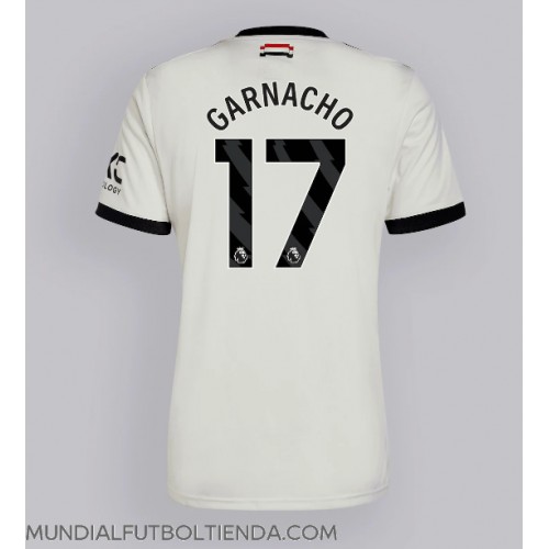 Camiseta Manchester United Alejandro Garnacho #17 Tercera Equipación Replica 2024-25 mangas cortas